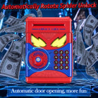 Wrystte kids automated teller machine bank password keypad and fingerprint sensor display