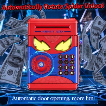 Wrystte kids automated teller machine bank password keypad and fingerprint sensor display