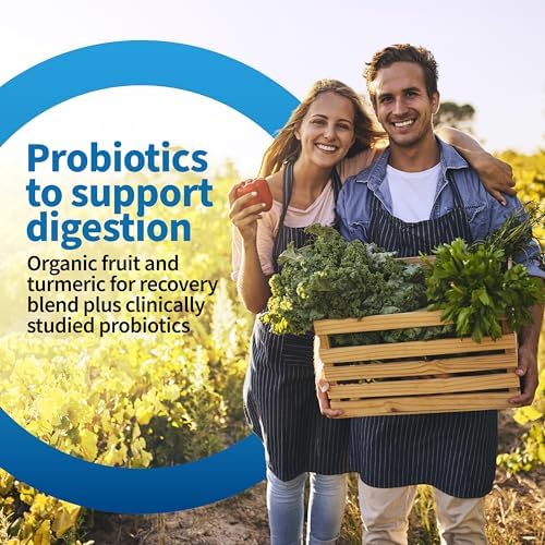 Organic antioxidant recovery blend tart cherry turmeric blueberry in vegan protein shake