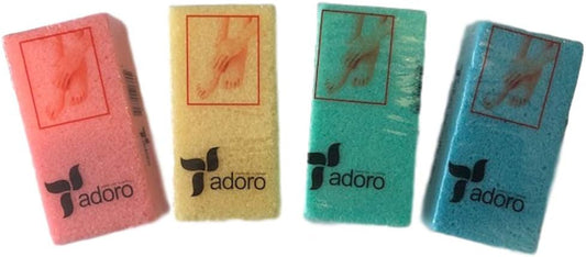 All Things Bunnies Natural Pumice Grooming Stone Blue front view for rabbit deshedding