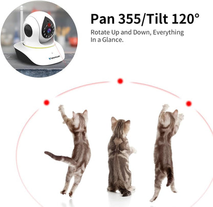 Motion detection alerts showing smartphone push notifications from the home security camera