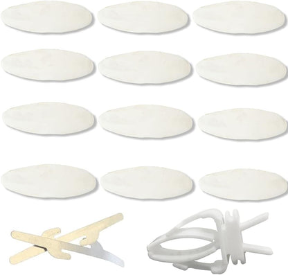 Jmxu's 3.5"-4" Cuttlebone for Birds Parakeets, Cuddle Bone with Metal Clip, Cuttlefish Bone for Sharp Beaks, Natural Birds Calcium for Parrots Cockatiels Tortoises, 4 Pcs - Image 9