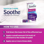 Bausch + Lomb Soothe Night Time Lubricant Eye Ointment tube for severe dry eye therapy.
