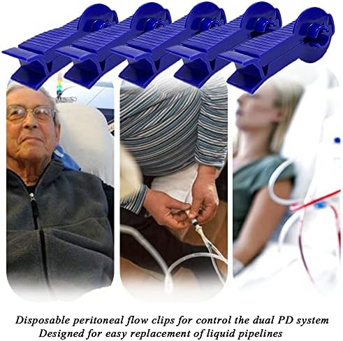 Lightweight disposable catheter line clips designed for single use medical care.