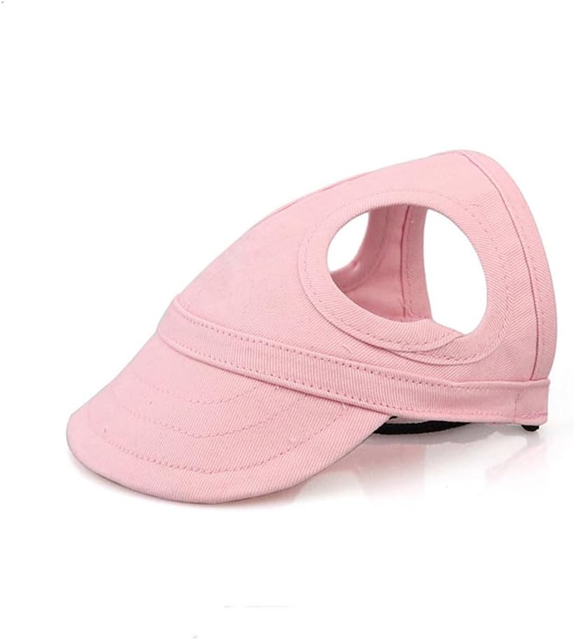 Leconpet Dog Baseball Cap Pet Hats with Big Ear Holes, Adjustable Baseball Caps for Small Medium and Large Dogs, Comfortable Pet Sun Hat with Adjustable Strap for Dogs and Cats (Red, Large) - Image 13