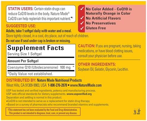 Nature Made heart health supplement bottle lifestyle placement