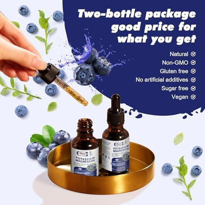 Authentic USA imported electrolyte drops pack illustrating the liquid dropper mechanism for accurate daily dosing