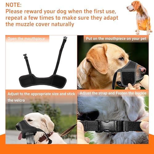 Seyezo medium dog muzzle interior padding detail