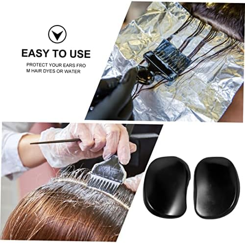 Detailed view of hair coloring ear guard set
