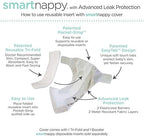 Amazing Baby hybrid diaper cover compatible insert set