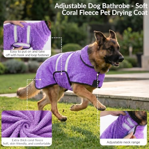 Bienbee dog towel coat folded