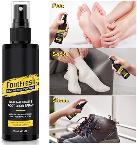 Friendly Foot natural shoe deodorant spray for stinky shoes