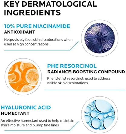 Dermatologist tested dark spot serum non-comedogenic formula