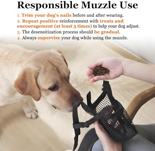 Crazy Felix anti biting mesh guard for long snout small breeds like poodles and dachshunds