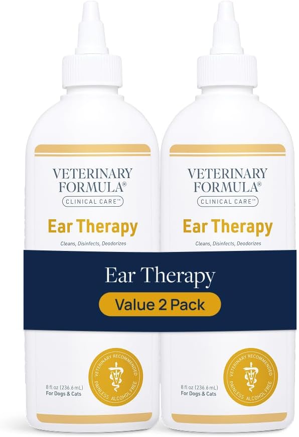 Veterinary Formula Clinical Care Ear Therapy Wipes, 100ct - Cat and Dog Ear Cleaner - Help Relieve Itchy Ears Quickly & Effectively Remove Dirt, Debris, and Foul Odor - Image 9