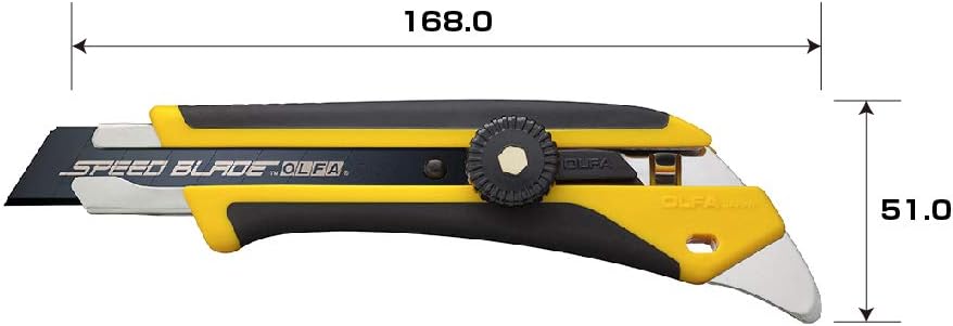 Olfa heavy duty utility knife fluorine coated speed blade