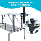 Shelandy grooming table heavy duty steel legs