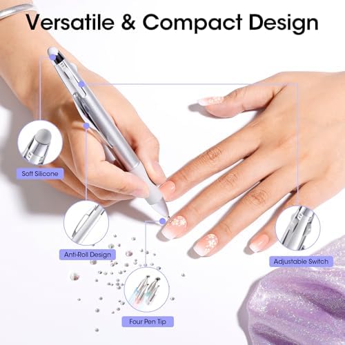 Full Gellen nail art set with rhinestones and dotting pen