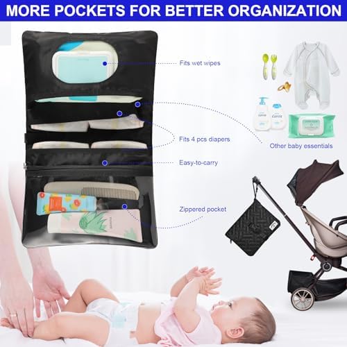 Supromomi mommy bag featuring rear luggage sleeve design