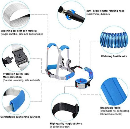 Comfortable breathable cotton padding on Blisstime child leash