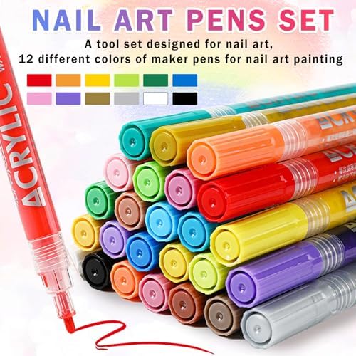 Close up of Kidology nail art marker fine tip