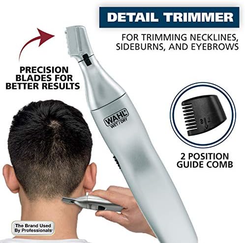 Wahl 3-in-1 groomer with three interchangeable heads for men