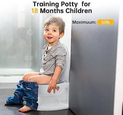 GarveeLife detachable potty trainer seat separated from the main portable base unit
