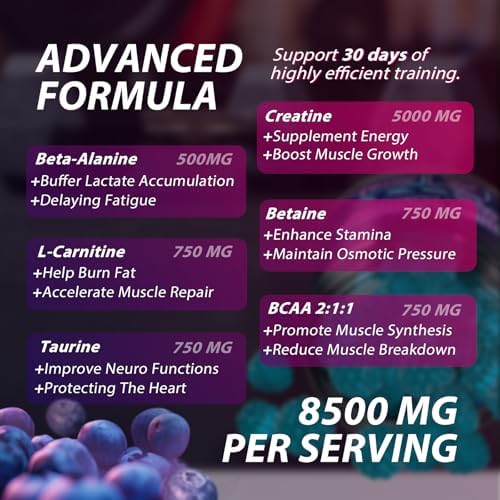 Asumtal 8500 milligrams complex supplement container profile