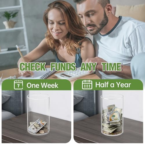 Thingrific break to open money jar placed as a decorative piece on a bedroom shelf