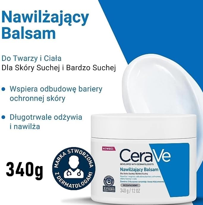 Dermatologist developed ceramide cream restores skin barrier for normal to very dry skin