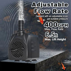 SongLong 25W ultra quiet aquarium pump showing bottom suction cups.