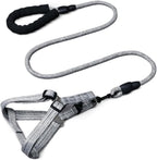 Dhgate adjustable dog harness and leash set front view
