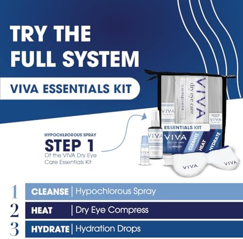 Preservative free hypochlorous acid spray for sensitive eye care.