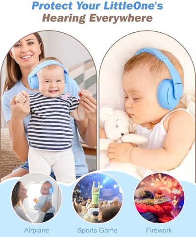 Cumunebula baby headphones travel protection packaging