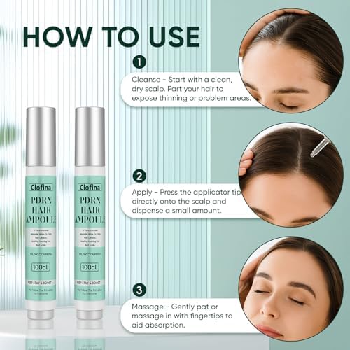 IFSLQNX PDRN Hair Ampoule authentic USA import display