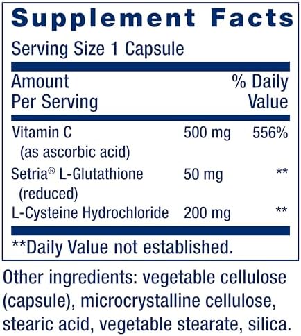 Life Extension vegetarian capsules supplement bottle side angle view