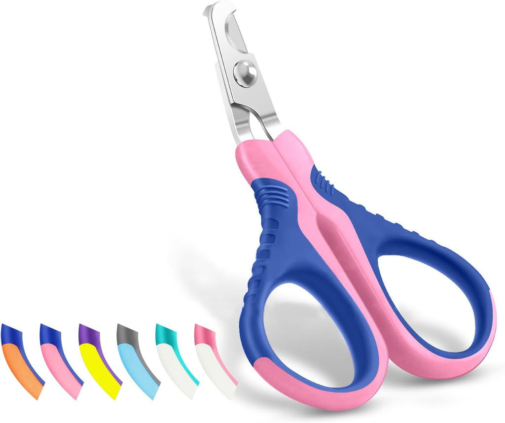 WePet Pet Nail Clippers U07.1, Professional Claw Trimmer, Bended Scissor Special for Cats, Kittens, Dogs, Puppies, Small Animals, White/Pine Green - Image 13