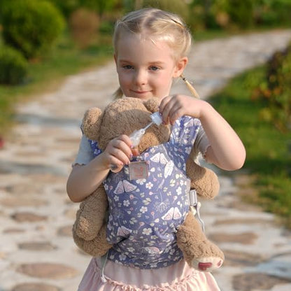 GAGAKU butterfly pattern children plush toy carrier side angle