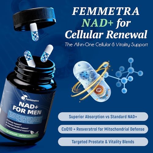 Femmetra cellular energy supplement capsule close-up view