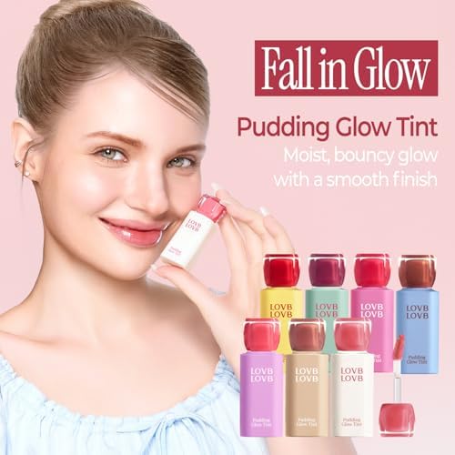 Pudding Glow Korean Lip Tint | Natural Lip Stain | Gloss to Stain | Long-Lasting & Non-Sticky | Lightweight Lip Tint | 0.14 oz. (02 ENDING ROSE) - Image 5