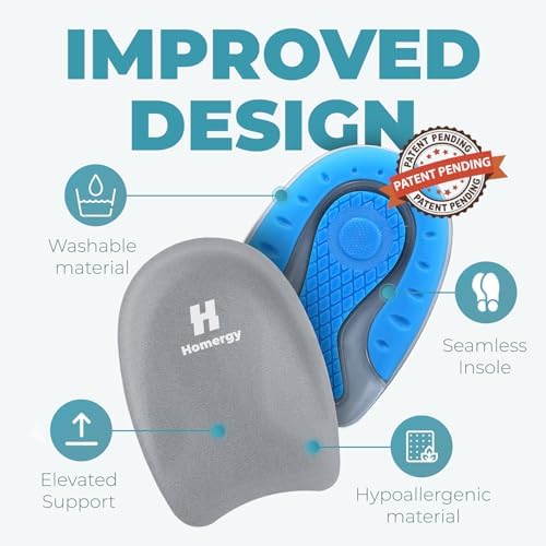 Textured anti-slip base of orthopedic heel pads for secure placement in footwear.