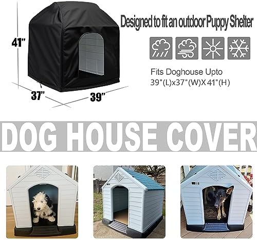 Heavy duty six hundred denier Oxford fabric dog kennel cover close up texture