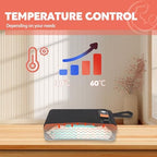 Black portable baby wipe warmer for travel and car
