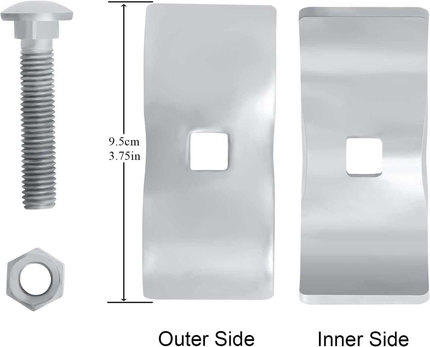 Diagram showing the installation layout of heavy duty fence ties on an outdoor animal enclosure frame.