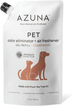 Azuna Pet Odor Eliminator for Strong Odor Gel | Plant Powered Australian Tea Tree Oil | Dog and Cat Room Deodorizer | Child and Pet Safe Air Fresheners for home | Cedarwood Scent | 8oz Pod - Image 11