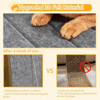 Nxwjoy durable indoor cat scratcher close-up of thick grey felt material