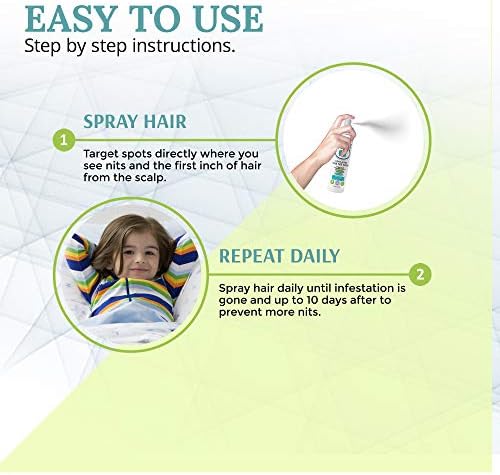 LiceLogic Clear and Free hair nit spray with natural LiceZyme formula