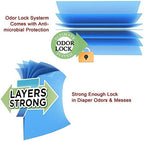 HeTaiDa heavy duty diaper pail refills stack view