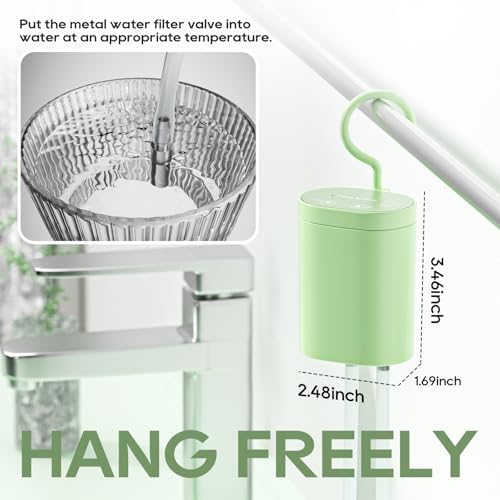 GNEGKLEAN kit components including the external water supply tube and hanging hook.