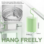 GNEGKLEAN kit components including the external water supply tube and hanging hook.